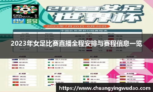 2023年女足比赛直播全程安排与赛程信息一览
